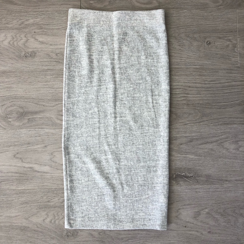 Cream Midi Skirt